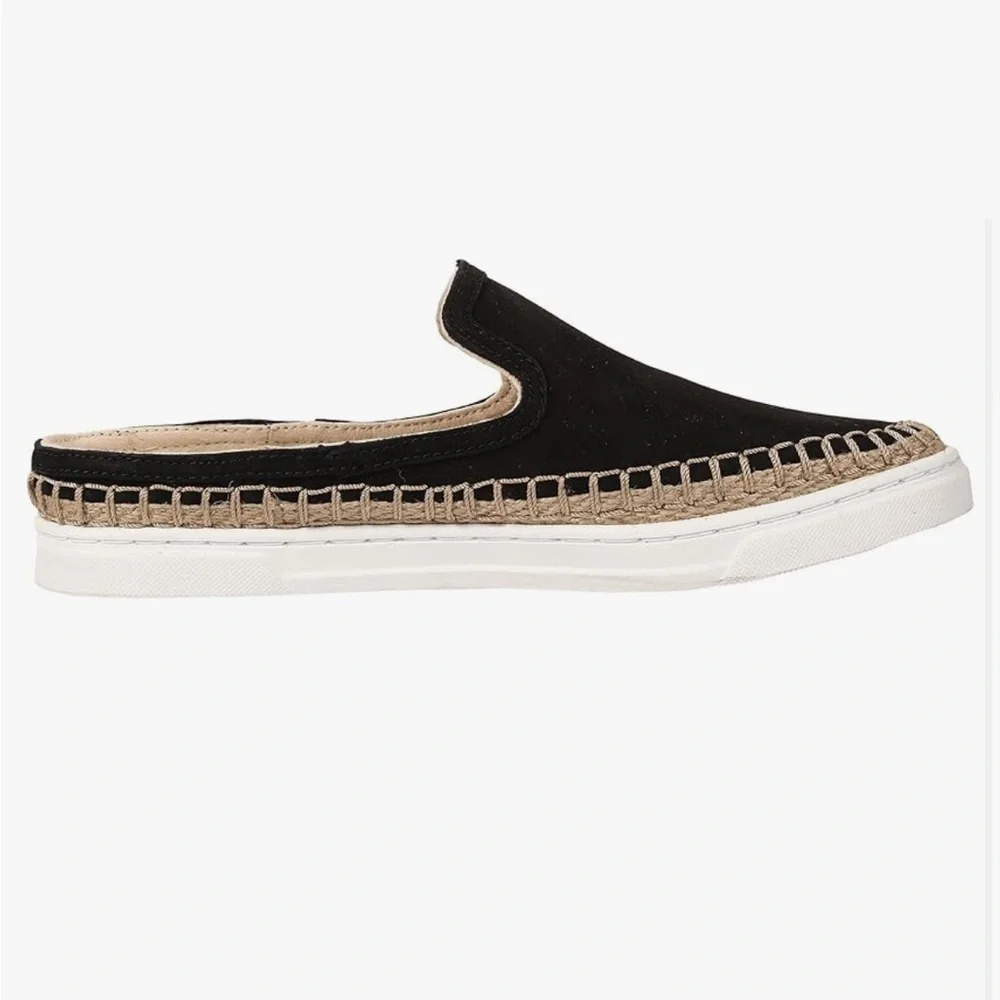 UGG Caleel Black leather espadrille woman’s size 9.5